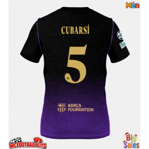 Barcelona Pau Cubarsi #5 Replica Away Stadium Shirt 2026-27 Short Sleeve